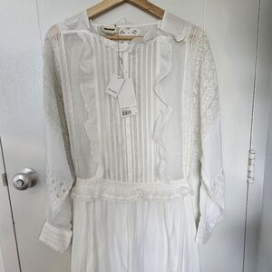 $748 NWT Zadig & Voltaire Ritual Cotton Dress Sz M